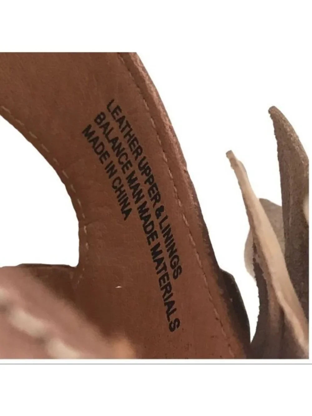 Born Crown Lolita Cork Platform Heeled Sandal Large Leather Flower Size 9